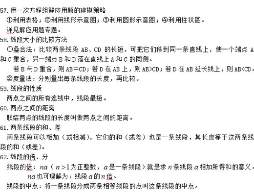 上海六年级第二学期数学知识点