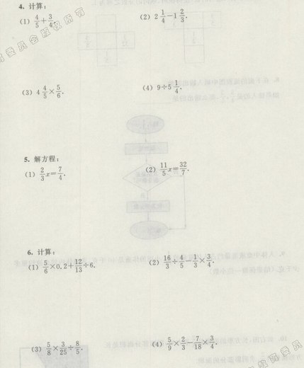 上海预初数学上册试用本课后习题:分数 上海预初数学上册试用本课后习题:分数